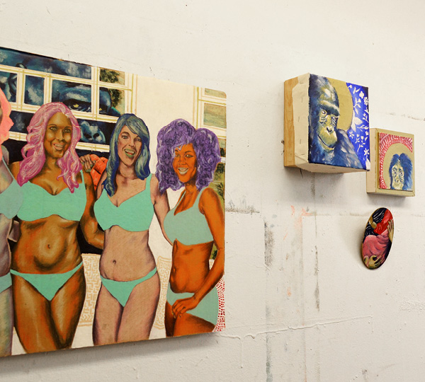 Works in Rafael Gamero's studio