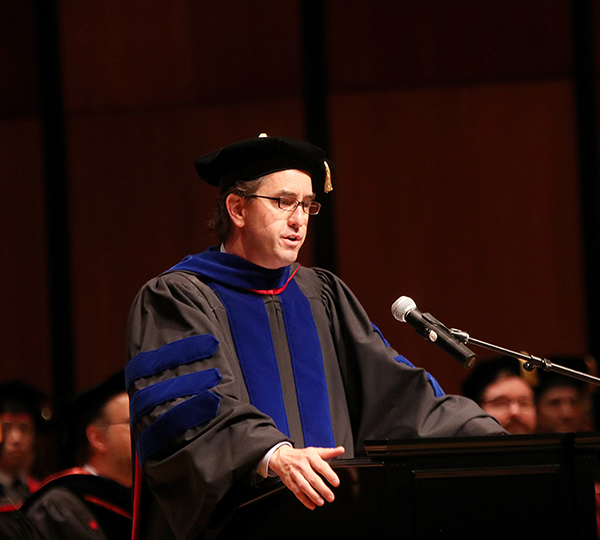 Dean Andrew Davis at Spring 2017 Convocation