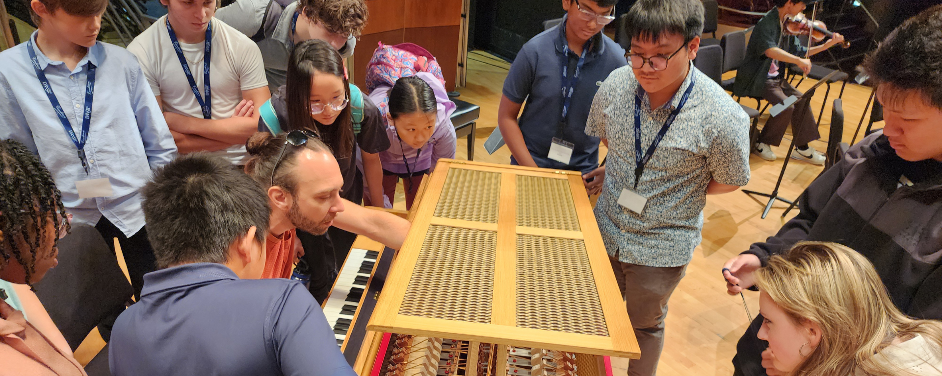 Piano Institute exploring