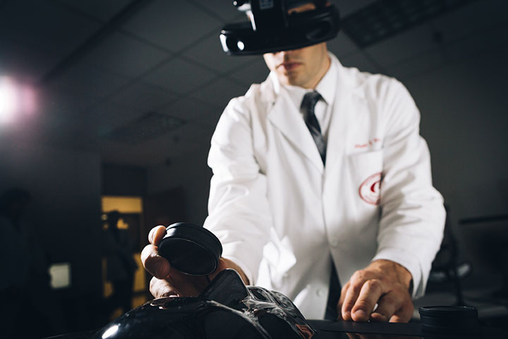 Optometry student