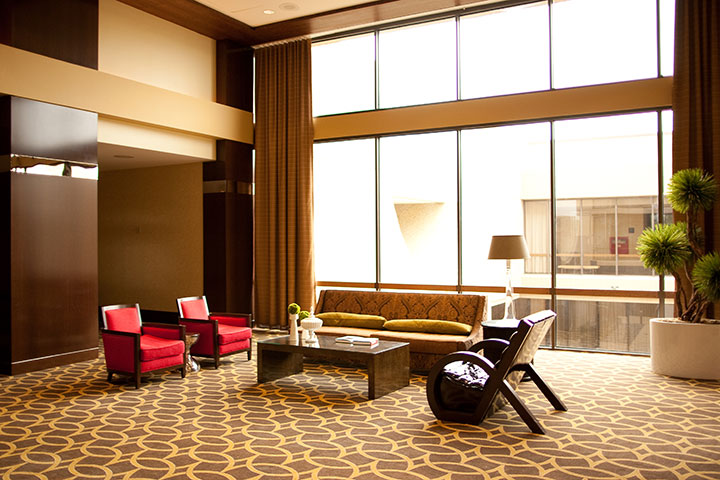 Hilton hotel lobby