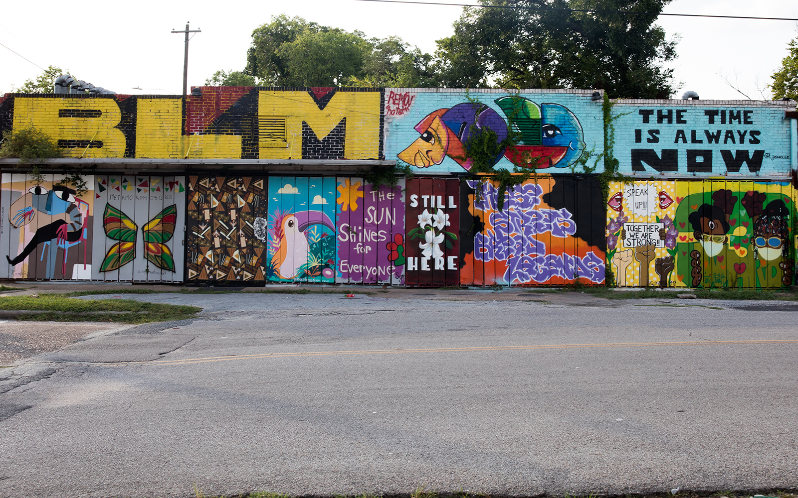 Black Lives Matter mural