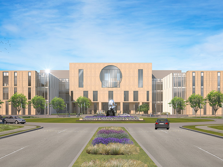 Digital rendering of the UH College of Medicine building