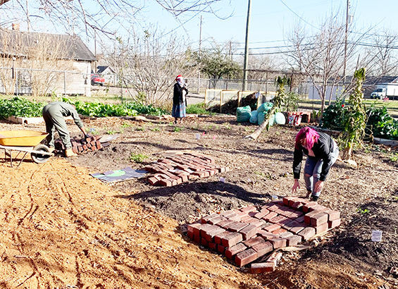 Garden bricks