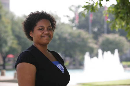 Jackie Ekeoba, teachHouston student