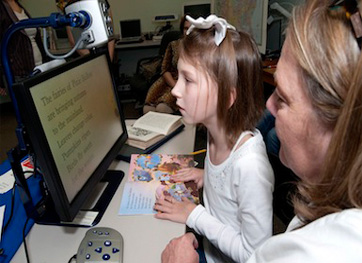 Donation Allows Legally Blind Children to Read