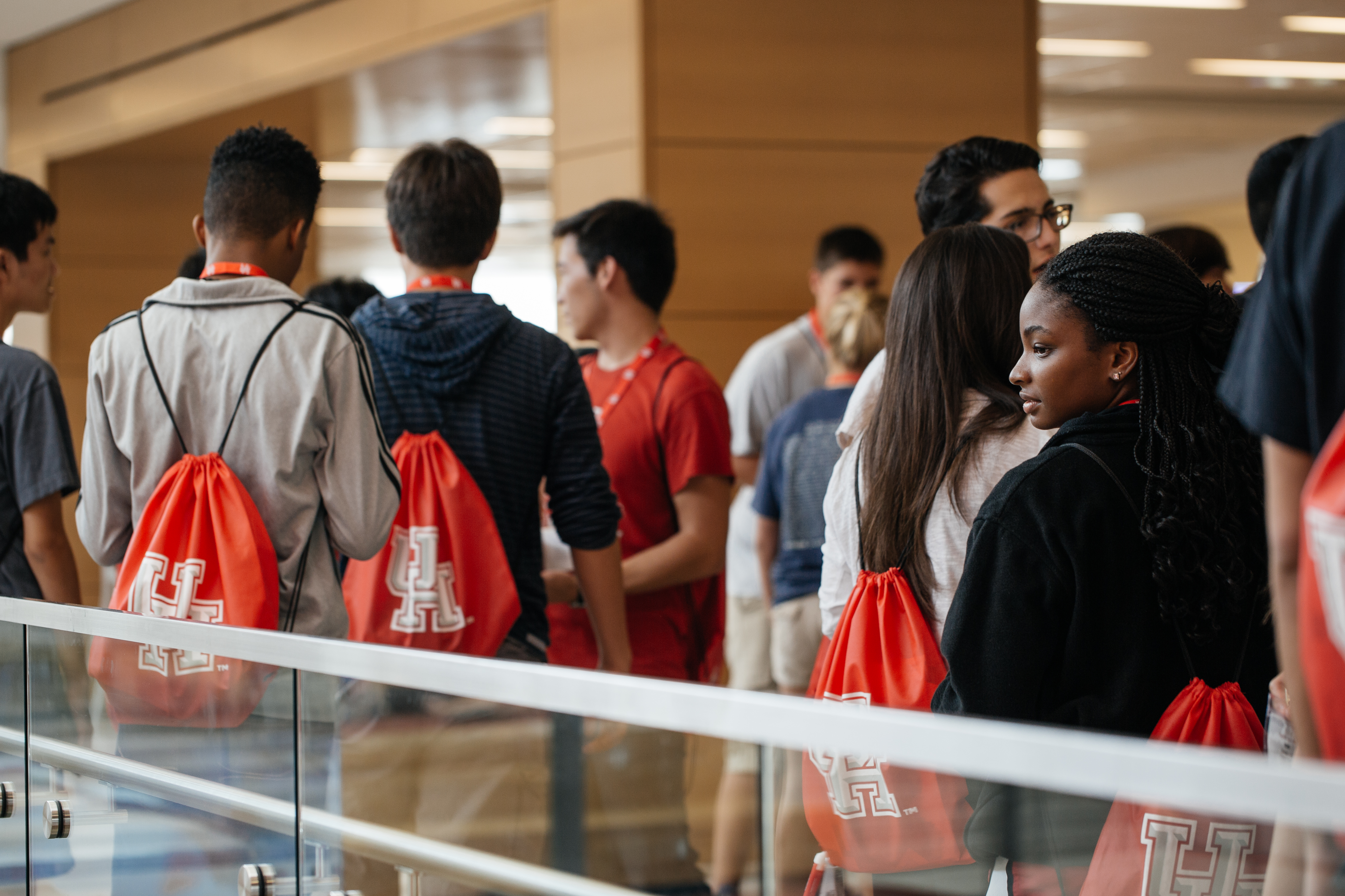 Students in the UH Student Center.