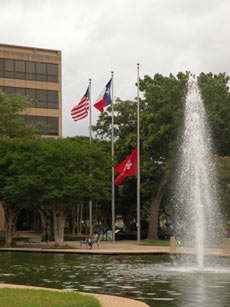 J. Davis Armistead flag at half-staff