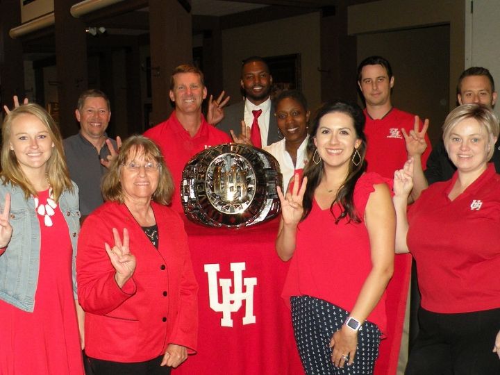uh class ring ceremony Leatha Rector