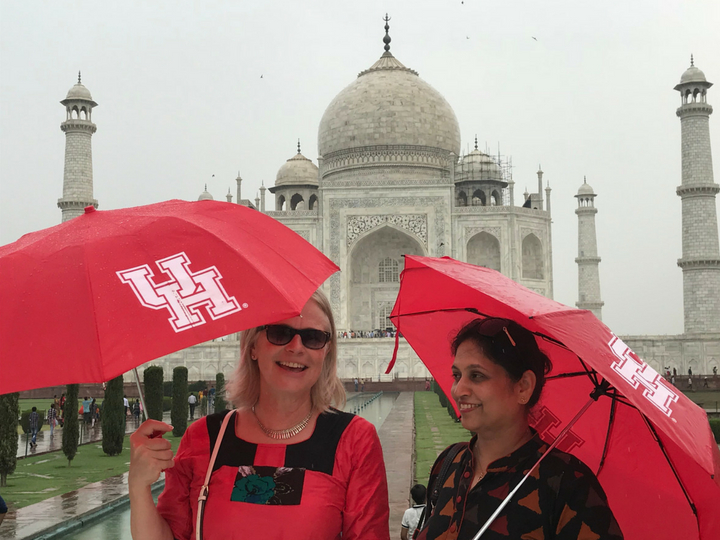 Dean Tart at the Taj Mahal 