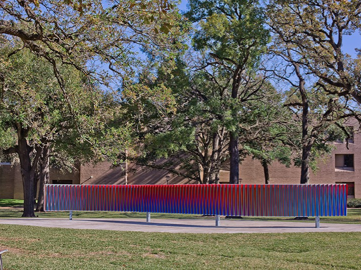 "Double Physichromie" by Carlos Cruz-Diez "Double Physichromie" by Carlos Cruz-Diez
