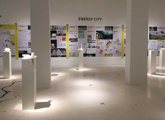 Energy display at Aedes Gallery Energy display at Aedes Gallery