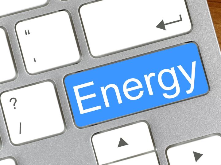 Energy written on keyboard Energy written on keyboard