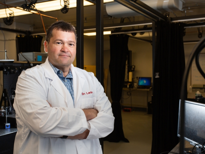 UH professor of biomedical engineering Kirill Larin 