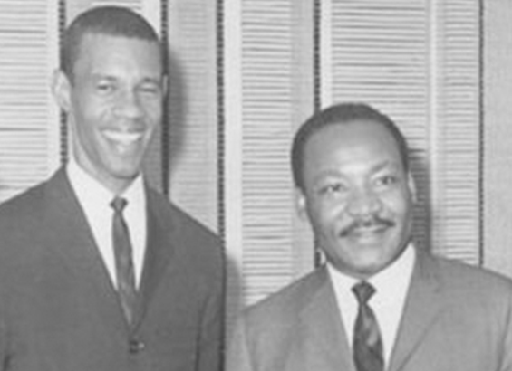 MLK and Rev. William A. Lawson