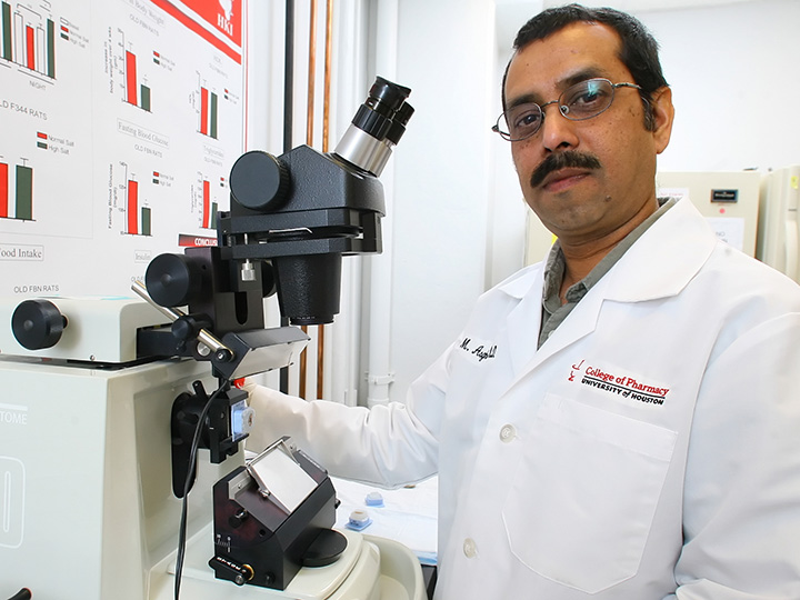 UH professor of pharmacology Mohammad Asghar UH professor of pharmacology Mohammad Asghar