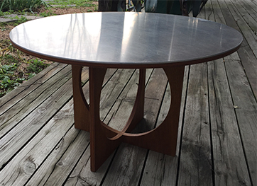 Walnut and aluminum side- circa 2005 Walnut and aluminum side- circa 2005