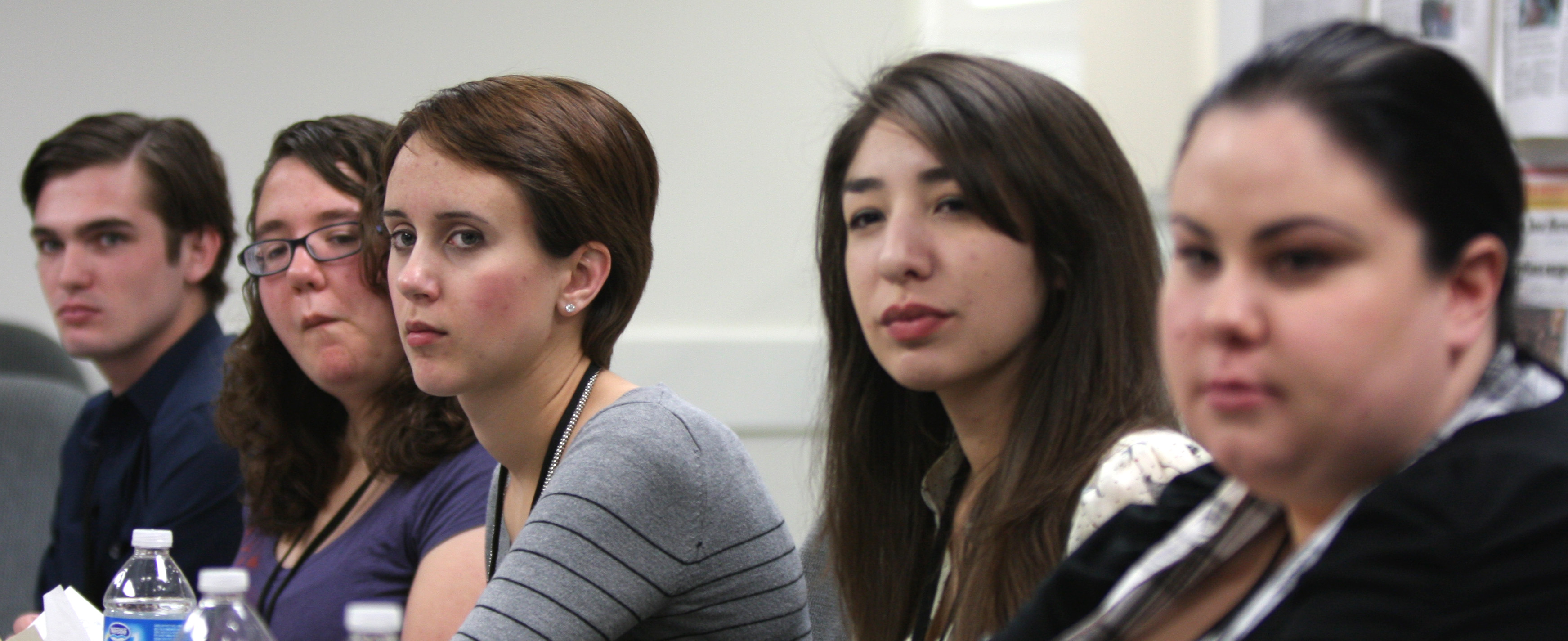 Christopher Losee, Jourdan Vian, Katie Rowald, Jessica Faz (UHCL intern), and Aimee Buras - photo by Tonya Monet