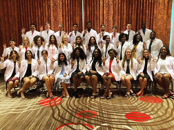 New UH Medical Students Receive First White Coats University of Houston