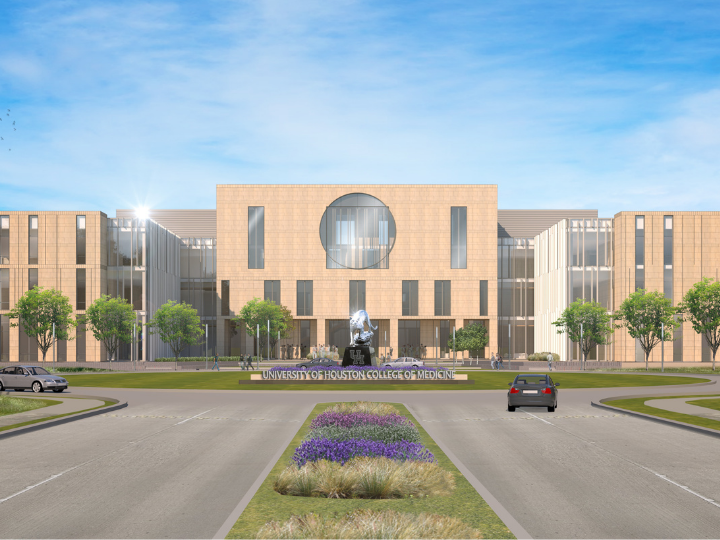 Medical school building rendering Medical school building rendering