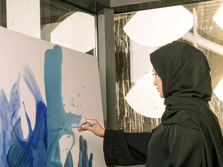Muna Al-Bader painting Muna Al-Bader painting