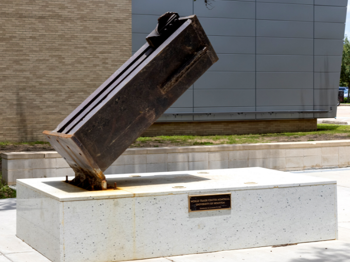 9/11 wtc beam at UH