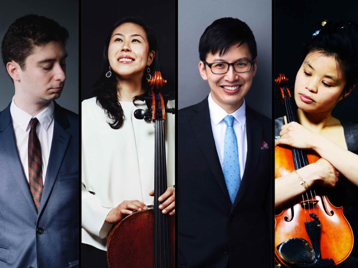 Headshot compilation of Formosa Quartet members Headshot compilation of Formosa Quartet members