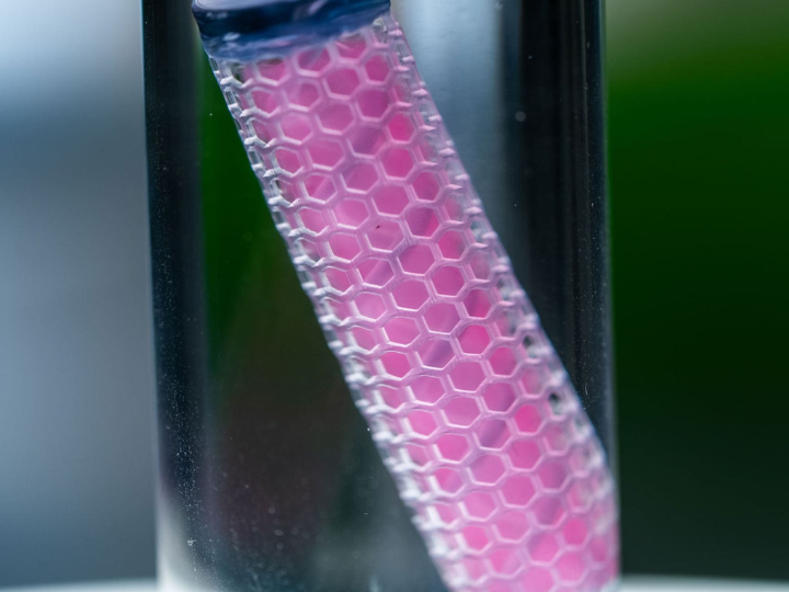 A prototype of the “closed-loop,” drug-producing implant