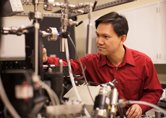 Ding-Shyue (Jerry) Yang, assistant professor of chemistry, is the recipient of a prestigious NSF CAREER Award.