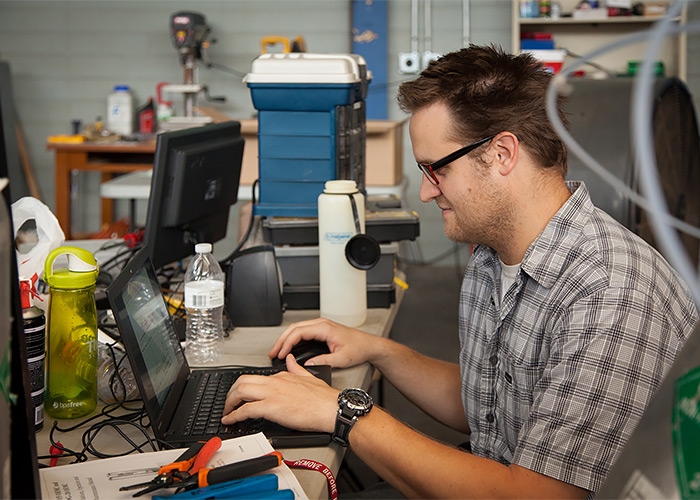 Matt Erickson, research scientist in the Department of Earth and Atmospheric Sciences, will spend three weeks monitoring air quality off the coast of South Korea.