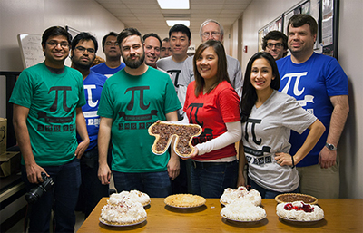 UH-AMS student chapter celebrates Pi day