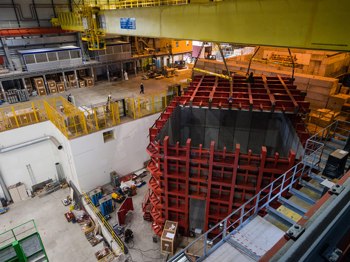 The Steel Cage for the ProtoDUNE Detector