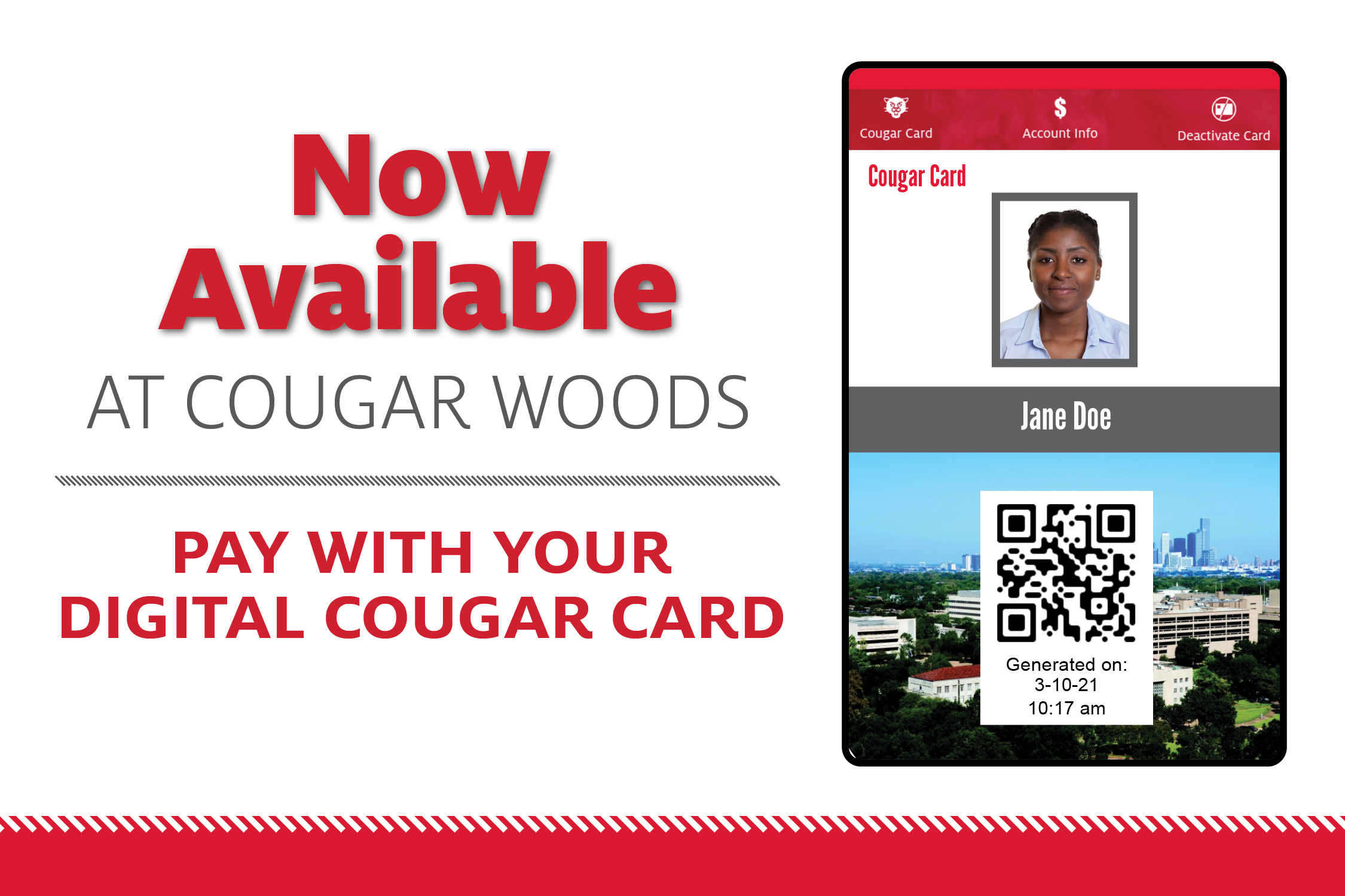 Pay With Your Digital Cougar Card