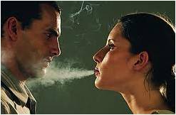 smoke woman