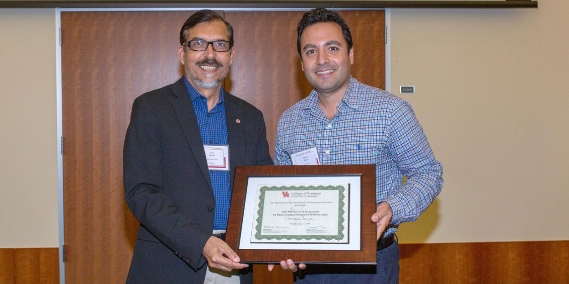 First-place Graduate Student Oral Presentation Award
