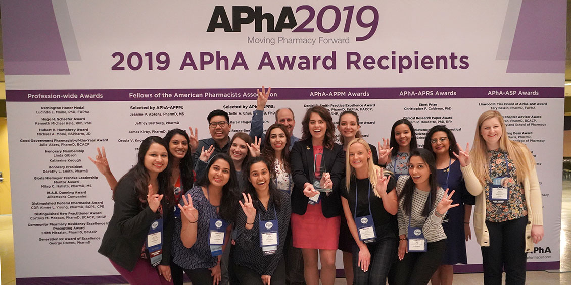 uh apha-asp chapter members at nationals