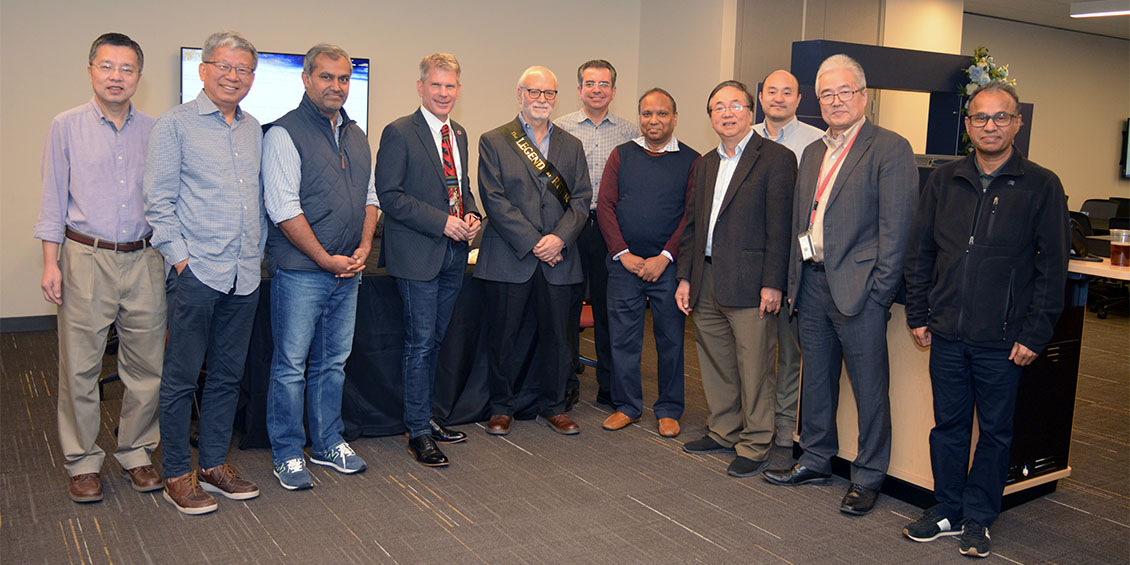 Knoll and fellow faculty members