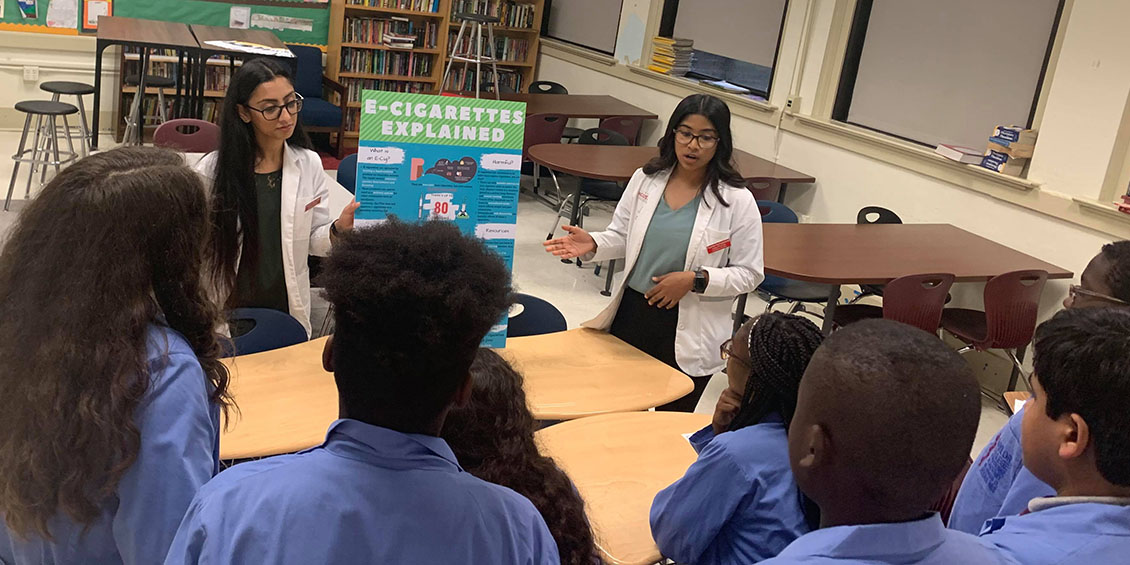 students teach other students about dangers of tobacco use