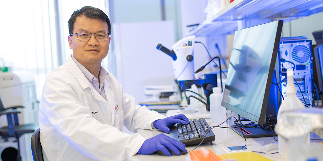 wu in lab