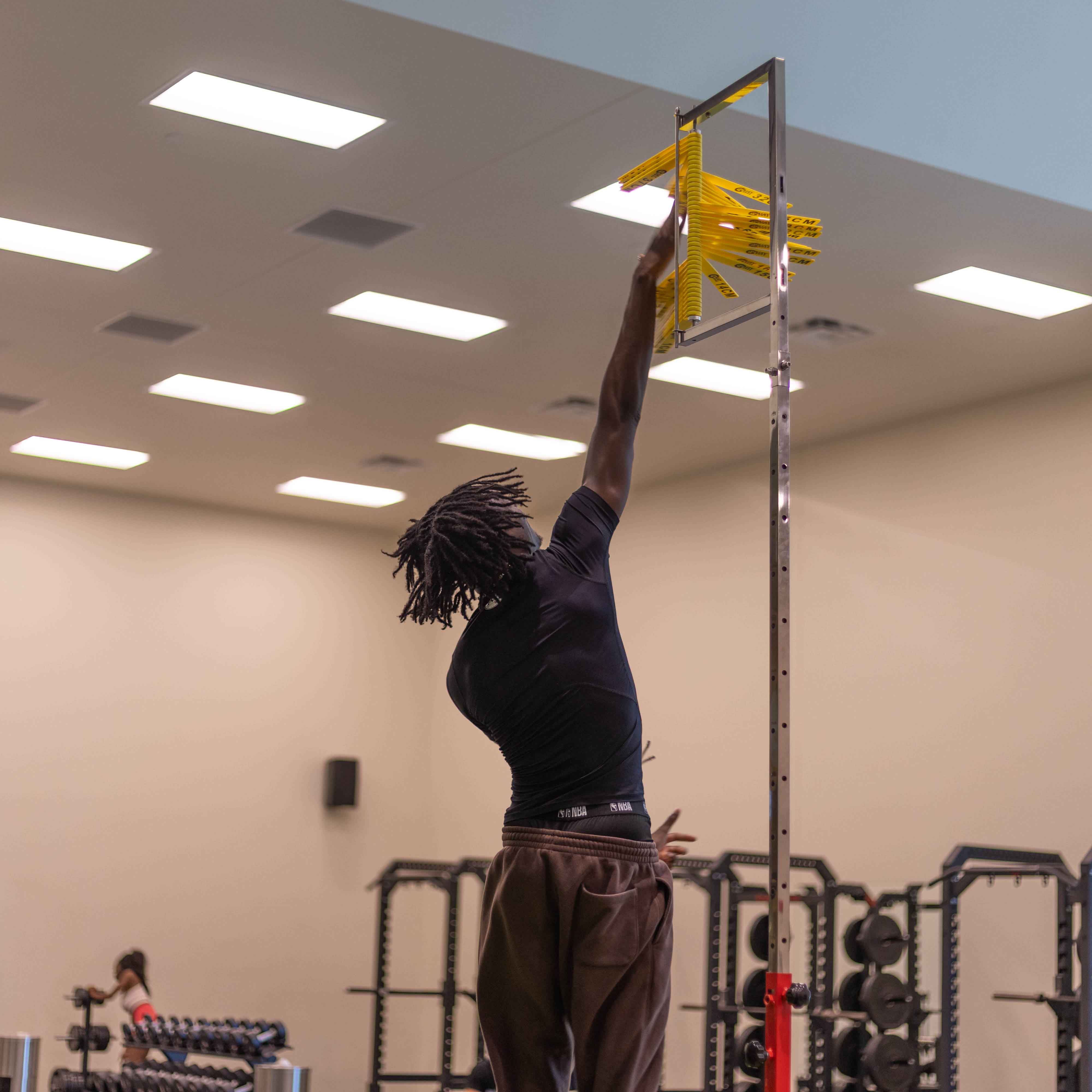 jumping to measure