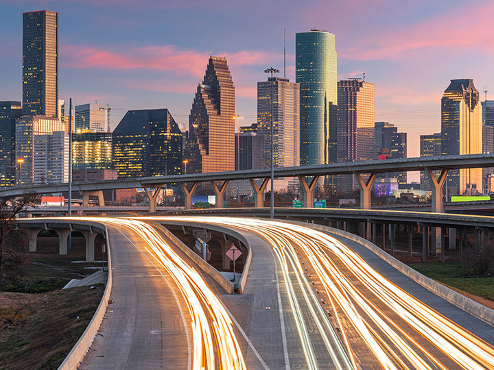 Houston Highway Skyline