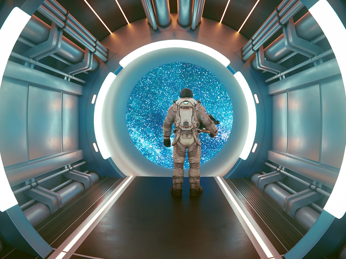 astronaut space station