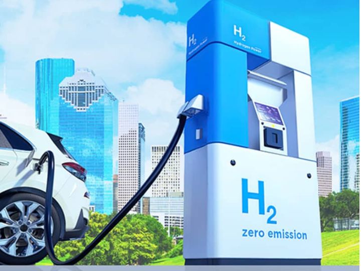 stock hydrogen fuel station