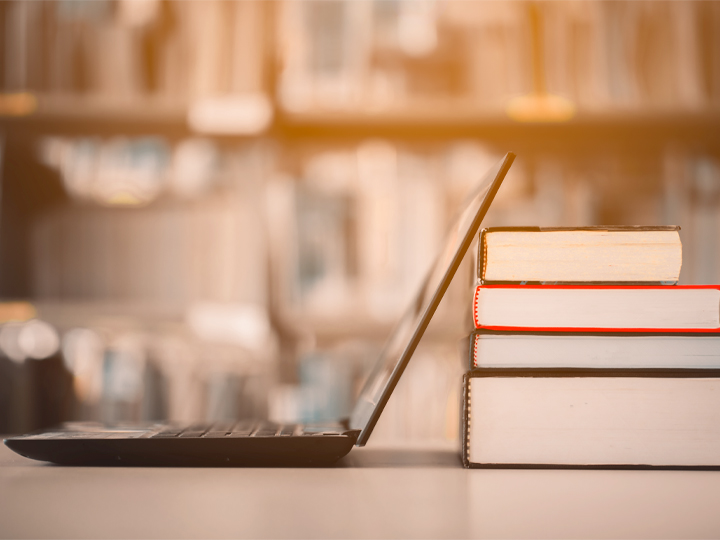  book and laptop 