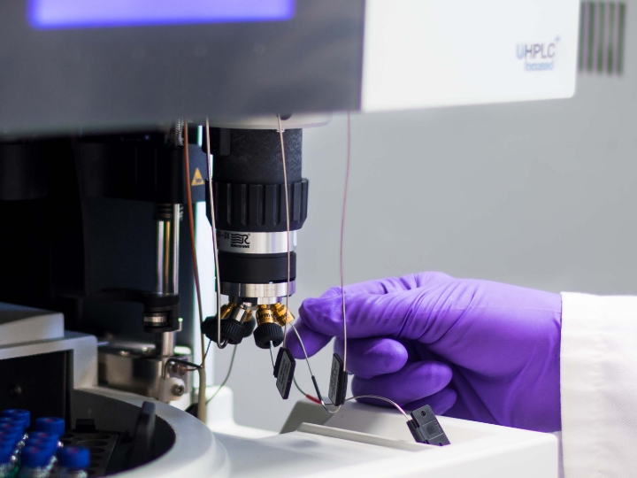 Mass Spec Machine in Use Close-Up