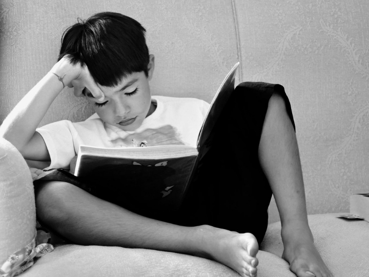 child reading