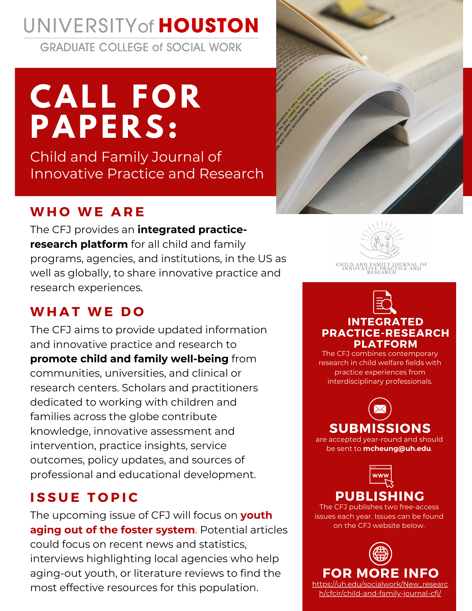 Call for papers image