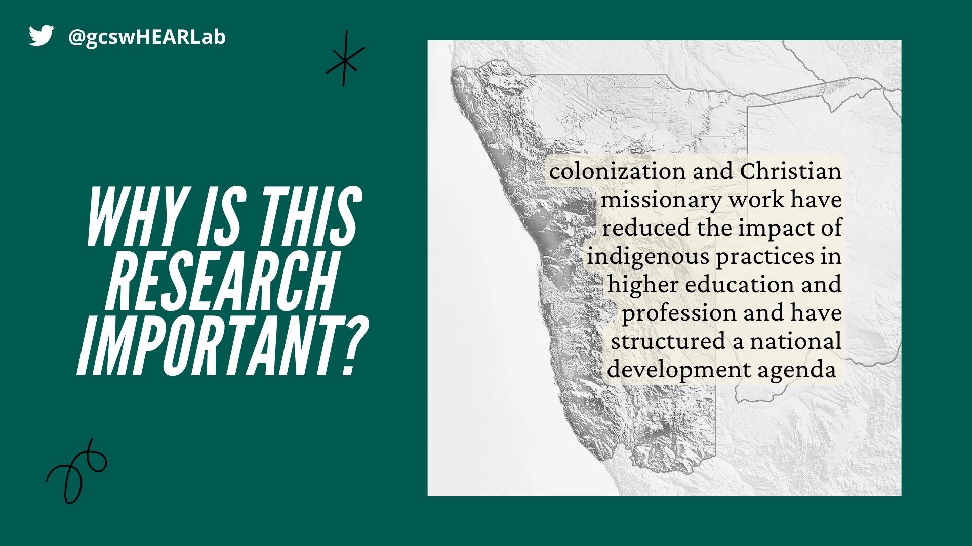 why is this research important? colonization and Christian missionary work have reduced the impact of indigenous practices in higher education and profession and have structured a national development agenda 