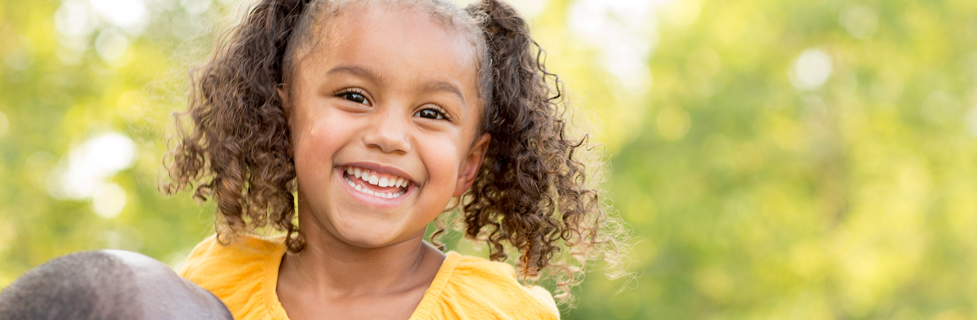 Little girl smiling