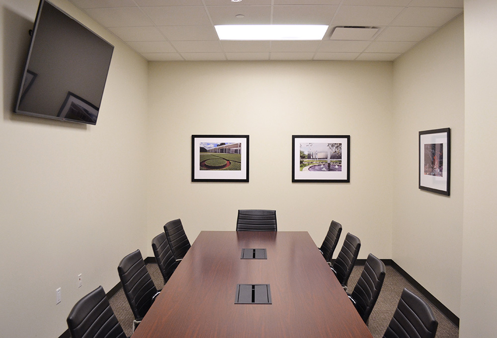 Museum District Room - Conference Boardroom Style (Permanent Conference Furniture)